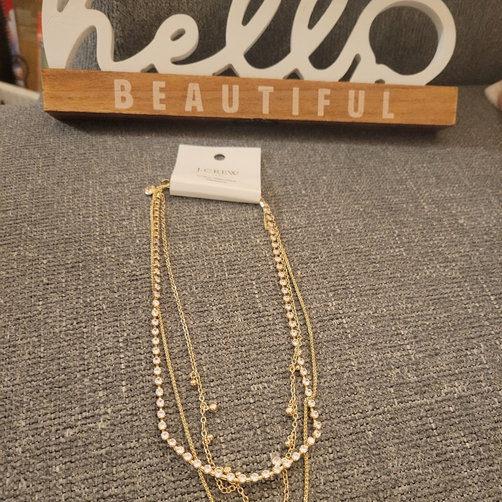 Jcrew layering necklace